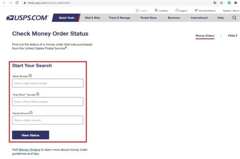 How To Check Money Order Status