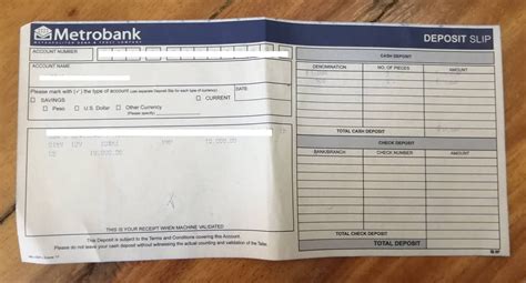 How To Deposit To Metrobank Account