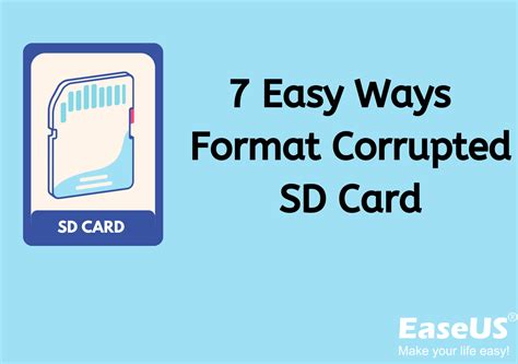 How To Format A Corrupted Sd Card