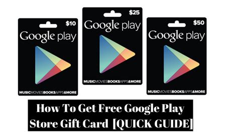 How To Get A Google Play Card Free How To Get A Google Play Card Free
