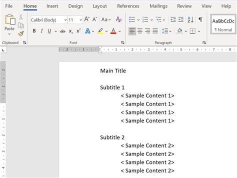 How To Make Something Collapsible In Word