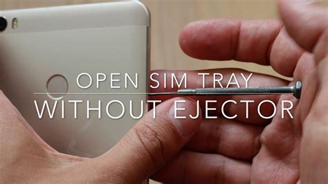 How To Open Iphone Sim Tray Without Pin