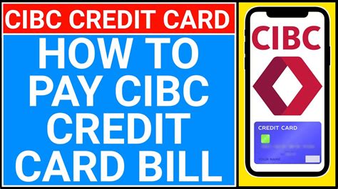 How To Pay Credit Card Online Cibc