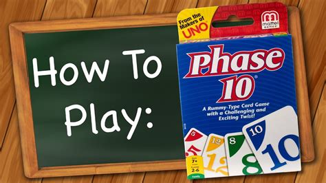 How To Play Phase 10 Card Game