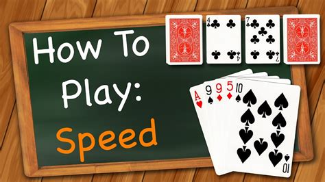 How To Play Speed Card Game Video