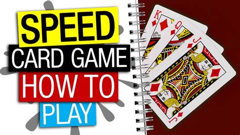 How To Play Speed Card Game Youtube