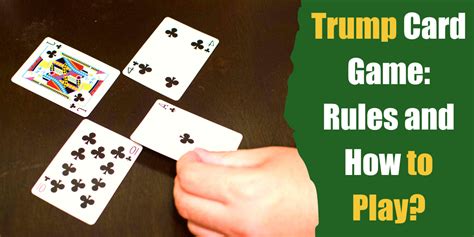 How To Play Trumps With Playing Cards How To Play Trumps With Playing Cards