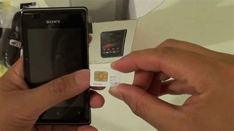 How To Put A Sim Card In A Sony Phone