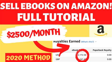 How To Sell Ebooks Online On Amazon