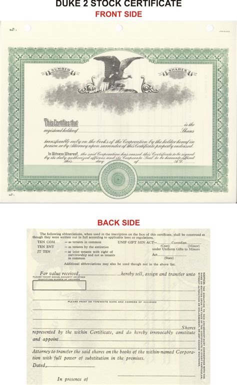 How To Send Stock Certificates