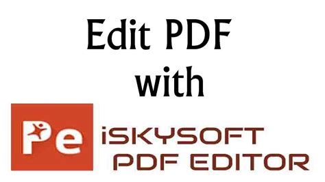 How iskysoft pdf editor write arabic الكتابة العربي