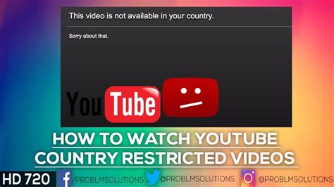 How to download country restricted youtube videos
