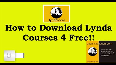 How to download courses from lynda for free