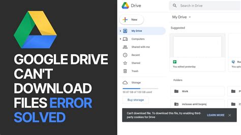 How to fix the gdrive download bug