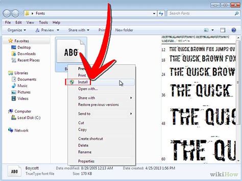 How to put downloaded fonts into word