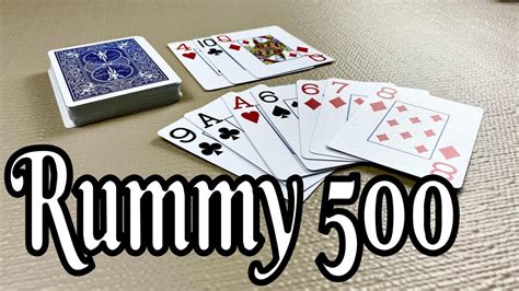 Hoyle Rummy 500 Official Rules