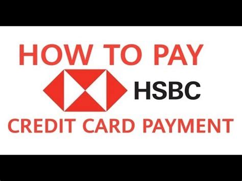Hsbc Credit Card Pay Button