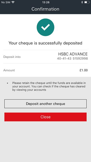 Hsbc Deposit Check Online Hsbc Deposit Check Online