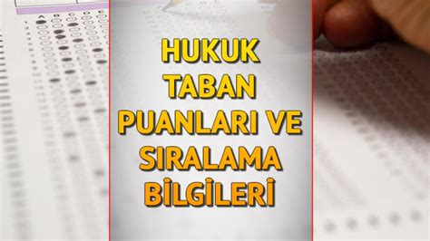 Hukuk 2011 taban puanları