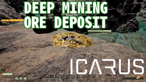 Icarus Deep Ore Deposit Types
