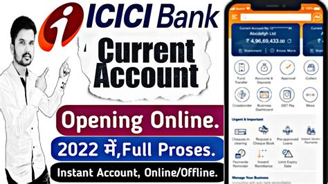 Icici Current Account Opening Online