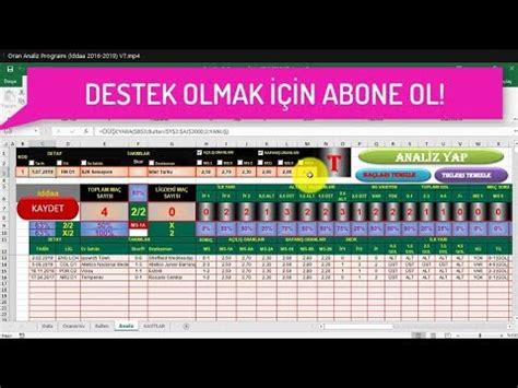 Iddaa analiz programı 2019