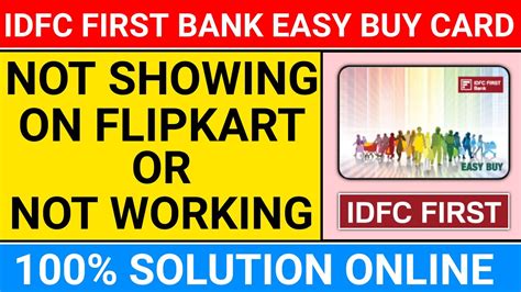 Idfc Easy Buy Card Online Shopping