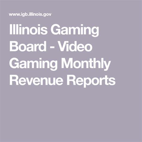 Igb Monthly Revenue Reports