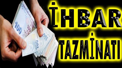 Ihbar tazminatı hak kazanma