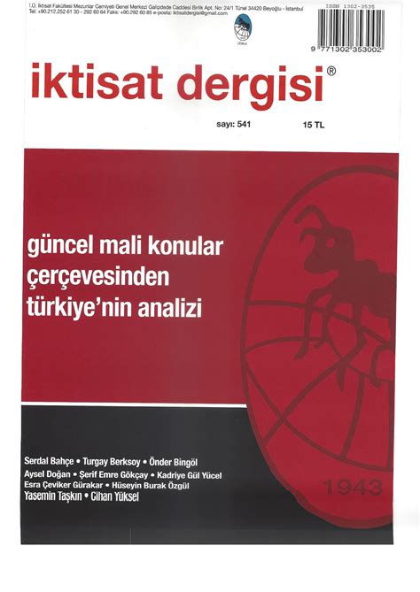 Iktisat dergisi