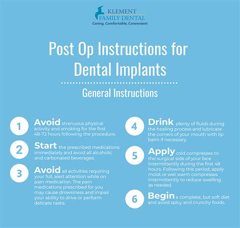 Implant Instructions