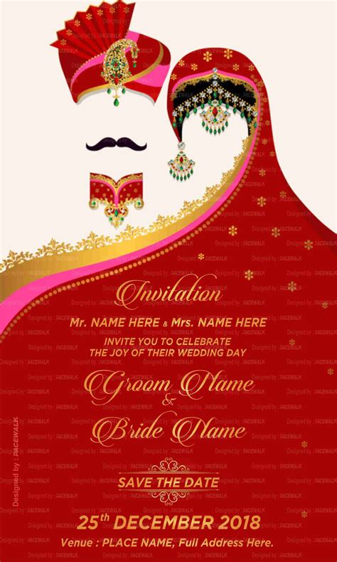 Indian Wedding Invitation Card Maker Online Free Without Watermark