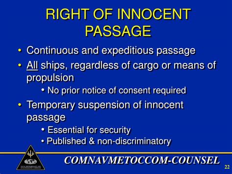 Innocent Passage Definition