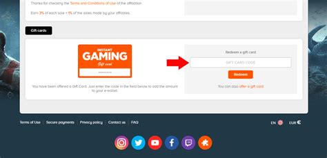 Instant Gaming Code Not Working