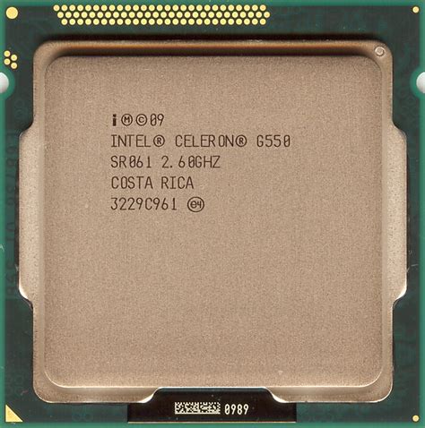 Intel Celeron Cpu G550
