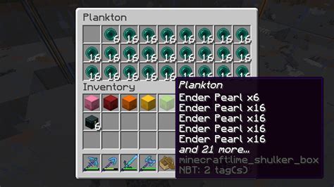 Inventory In A Shulker Box