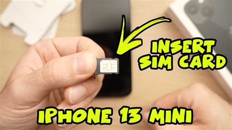 Iphone 13 Insert Sim Card