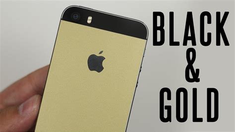 Iphone 5s gold siyah