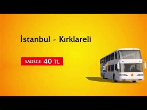 Istanbul kırklareli en ucuz otobüs bileti