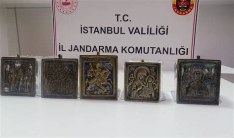 Istanbulda yakalanan tarihi eserler