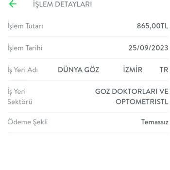 Izmir dünya göz hastanesi muayene ücreti