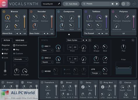 Izotope vocalsynth free download