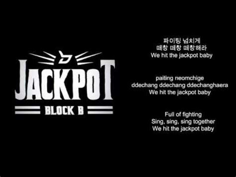 Jackpot Block B Lyrics Romanized