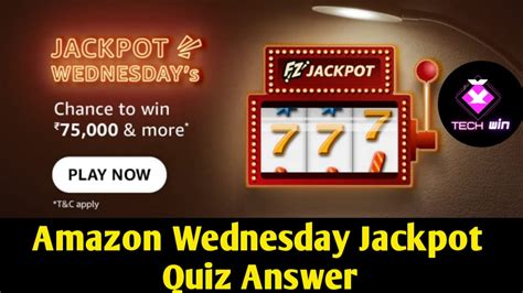 Jackpot Play And Win Amazon Quiz