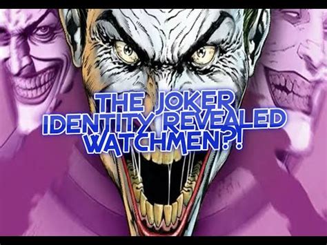 Joker's Identity Revealed
