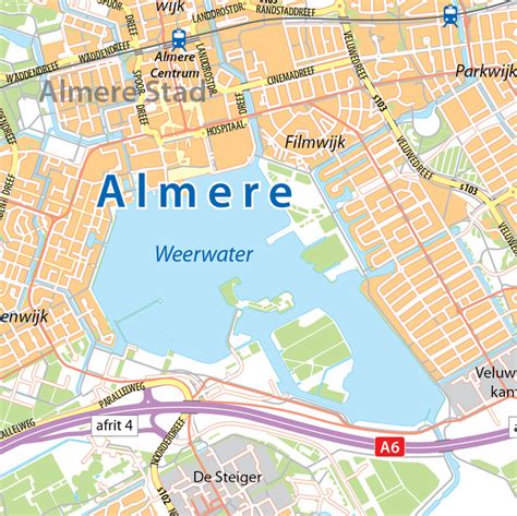 Kaart Almere En Omgeving