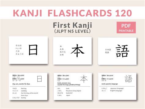 Kanji Flashcards Pdf