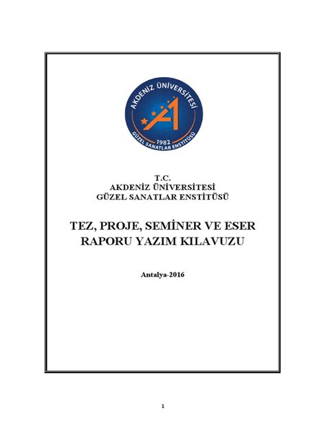 Karabük üniversitesi tez yazım kılavuzu 2019