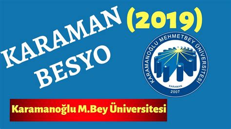 Karaman üniversitesi besyo başvuru