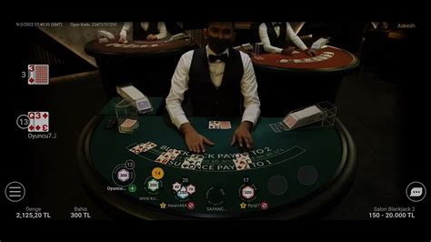 Kartların oyun döyüşü  Blackjack, bir başqa populyar kazino oyunudur